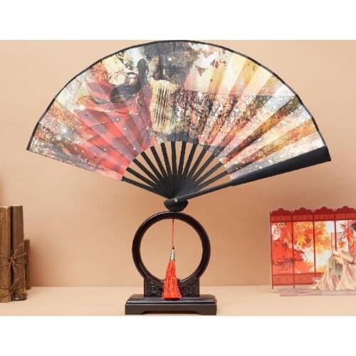 Manga Heaven Official’s Blessing Folding Fan Anime hand fan Tian Guan Ci Fu tgcf Xie Lian San Lang Hua Cheng Gift
