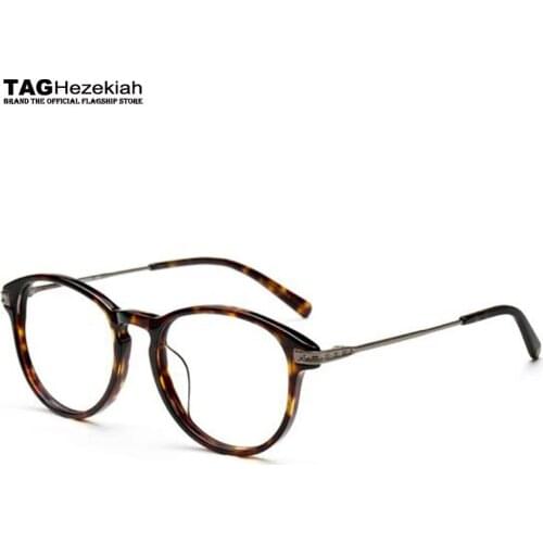 Retro frame glasses 2018 New glasses frame women men brand handmade eyeglasses designer spectacles myopia optical glasses frame