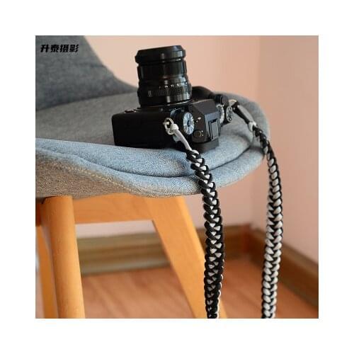 Hand-woven Nylon rope Camera Shoulder Neck Strap Belt for Mirrorless Digital Leica Canon Fuji Nikon Olympus Pentax Sony DSLR