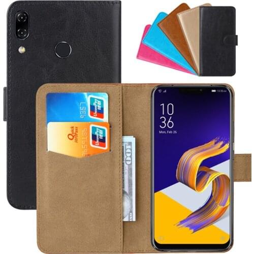 Luxury Wallet Case For ASUS ZenFone 5 (ZE620KL)/5Z PU Leather Retro Flip Cover Magnetic Fashion Cases Strap