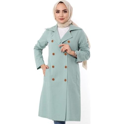 TSD9765 Muslim women clothes Plus Size Trench Coat muslim fashion hijab dress womens dresses turkey woman winter dress 2021