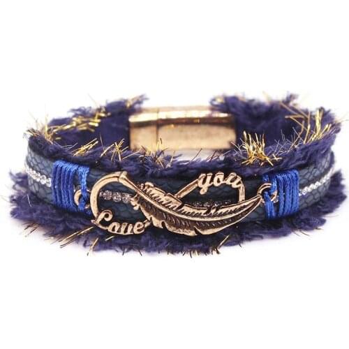 TOTABC New Fashion Leather Bracelets For Women Bangle Europe Beads Charms Gold Bracelet Christmas Jewelry Gift