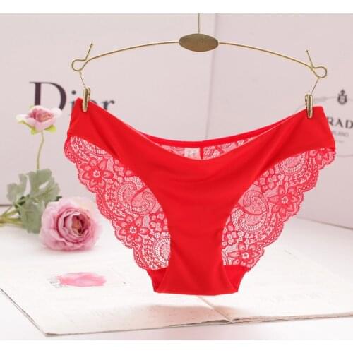 Panties for Woman Underwear Sexy Lace Breathable Soft Sensual Lingerie Lace Female Briefs Panty Transparent Womens Underpants