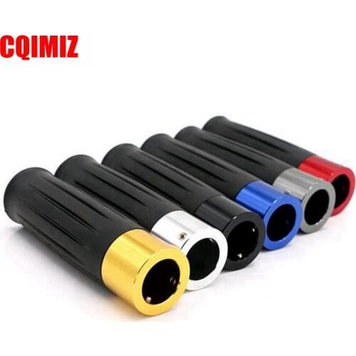 Universal 7/8" 22MM CNC Motorcycle Handlebar Grip Handle Bar Motorbike Handlebar Grips 6 Colors Available