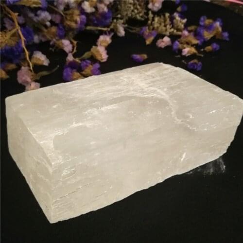 Top Quality Drop Shiping Natural Transparent Optical Calcite Crystal Tumbled Stone Crystal Cube Mineral Rough Specimen