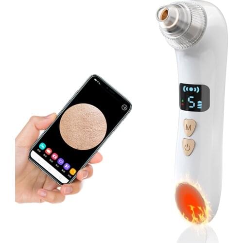 WiFi Wireless Blackhead Remover Facial Pore Cleaner Electric Vacuum Camera Monitor Acne Pimple Black Head Hot Massage Skin Care
