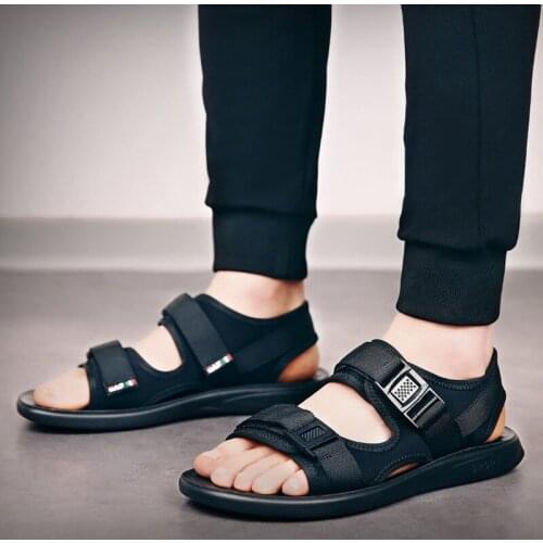 Мужские кожаные сандали YUYAN HAPPY HOUR China At AliExpress
