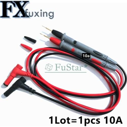 1 pair Sharp 10A Ammeter Test Cord Multimeter Multi Meter Voltmeter Lead Probe Wire Pen C Pencil Line Universal Ammeter Pen