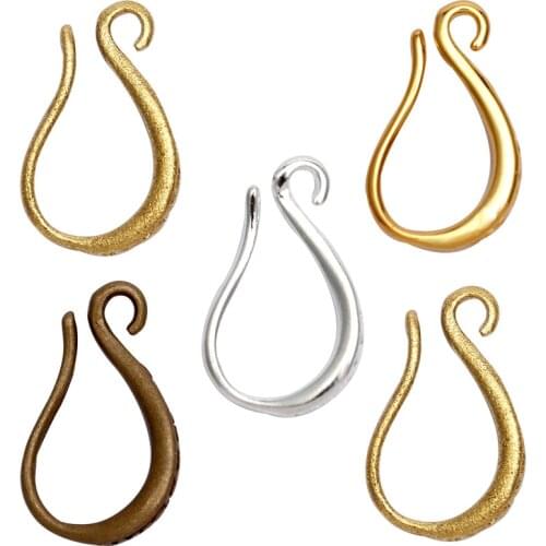 20pcs 10x15mm Silver Plated Brass French Earring Hook Wire Settings Base for DIY Earrings Ear Jewelry Wholesale Components