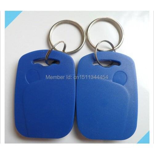 50pcs IC Keychain 13.56MHZ 8K(Bits) Access Control Cards IC Button RFID Cards LF tags card F1108 Chip IC Token