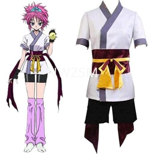 Anime Hunter X Hunter Machi Komacine Cosplay Costume Phantom Troupe Halloween Carnival Suit for Women Role Play