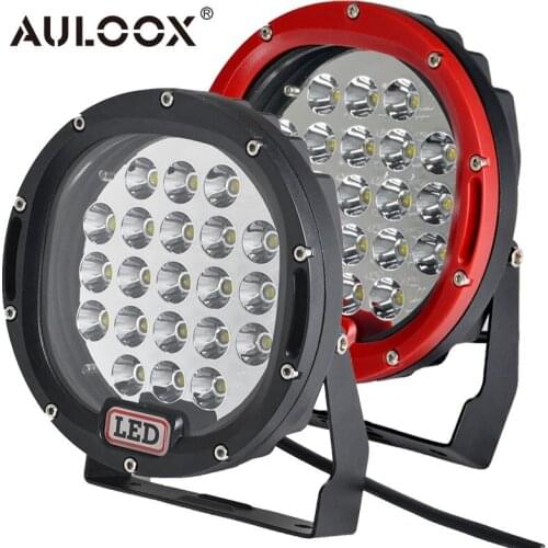 AULOOX 2pcs 7" Inch 105W 12V 24V Truck LED Work Light Offroad Car LED Lamp For Auto 4x4 4WD Pickup Truck ATV Car Off Road SUV