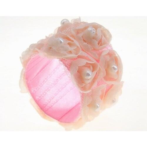 Free shipping handmade silk flower napkin ring napkin holder many colors 12 pcs