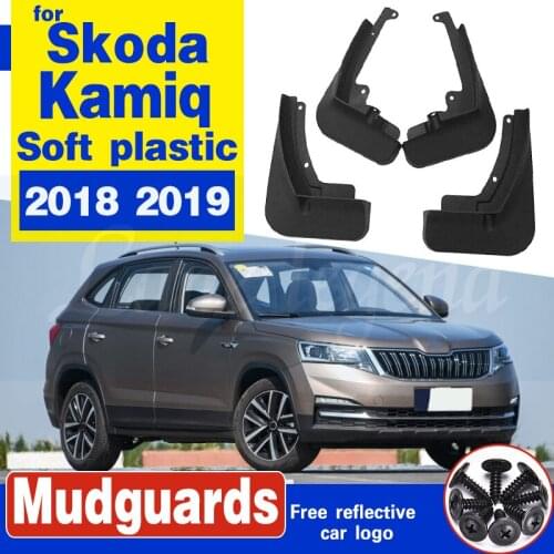 Mudflap for Skoda Kamiq 2018 2019 Fender Mud Guard Splash Flap Mudguard Mud Flap Car Front Rear wheel Soft plastic Accessories
