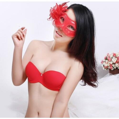 1/2 cup bra for elegance of luxury Convertible Adjusted-straps young girl seamless bra sexy lingerie lace underwear secret C3409