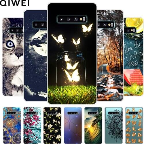 For Samsung S10 Plus Case Cartoon Printing Soft TPU Phone Back Cover For Samsung Galaxy S10e s 10 5G S10plus silicone Cases