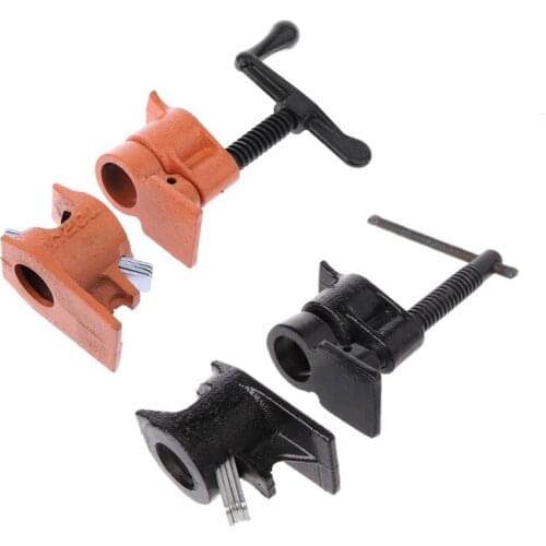 Woodworking Fixing Pipe Clamp Cast Iron Wood Gluing Pipe Clamps Heavy Duty Connector