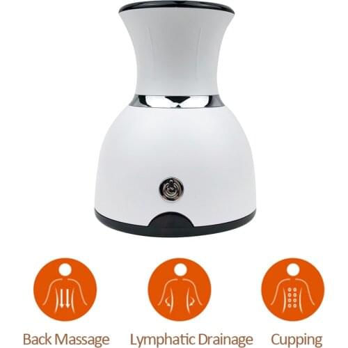 Vacuum Body Massage Device Body Back Shoulder Suction Massager Electric Far Infrared Heating Health Care Lymph Drainage Cupping