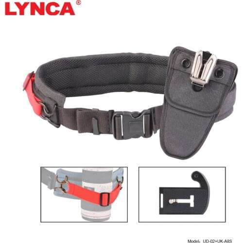 UDK-11S Multifunctional Waistband Strap Grip with Holder Buckle Metal Removable Cushion and Tripod DSLR Cameras for Canon Nikon