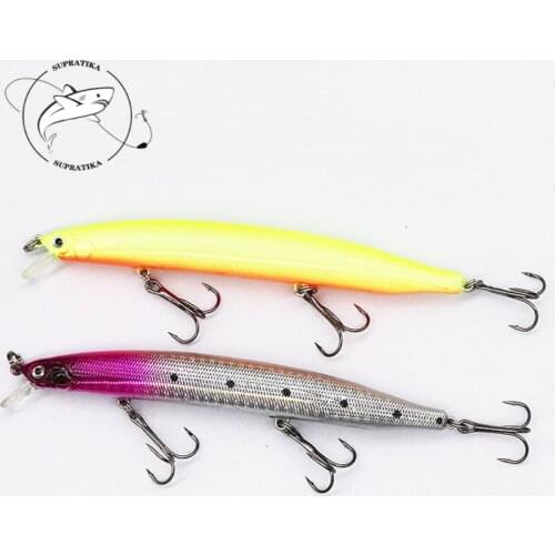 3D Eyes Freshwater Anti-Corrosion Fishing Lure Hard Bait 20g/135mm Artificial Minnow Wobbler High Quality Plastic Fishing Bait