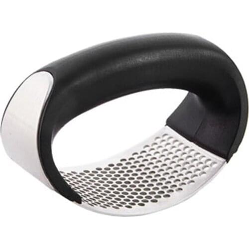 Multifunctional 304 stainless steel garlic press curve fruit and vegetable tool kitchen squeezer kitchen handheld ginger garlic