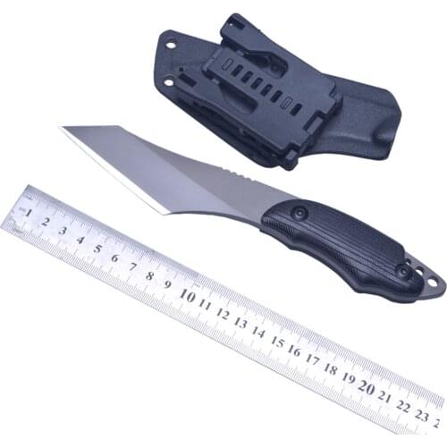 Full Tang Newest Tactical Knife Survival Camping Outdoor Tools Collection Hunting Knives With Imported K sheath G10 Handle