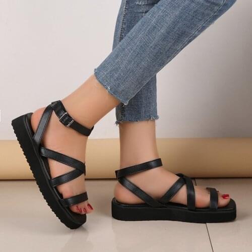 2021 New Style Casual Shoes Women Sandals Flat Beach Shoes Flip Flops Ladies Sandals Summer Shoes Womens Shoes Ladies Plus Size