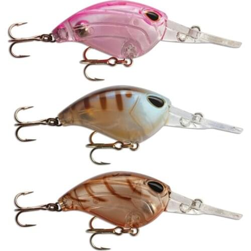 New Crankbait Wobblers 4.9g 6cm High Quality Hooks 6 Different Colors Artificial Bait Hard Cranks Sea Minnow Fishing Lure