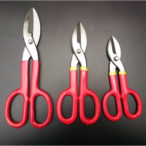 American style iron sheet shears 8 "10" 12 " High quality Stainless steel lengthen scissors Shearing iron sheet hand tools