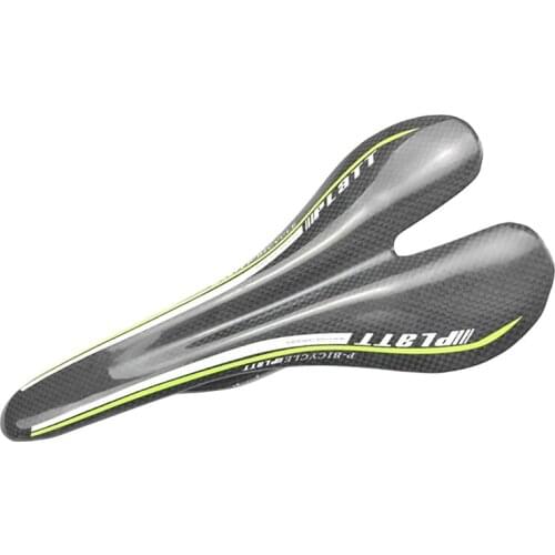 PLATT Bike Saddle Full Carbon Fiber Hollow Seat Light Breathable Comfortable Bicycle Seat For Road Mountain Folding Bike