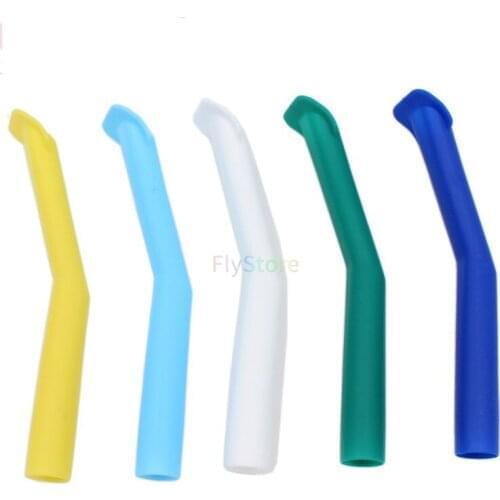 50Pcs Dental Aspirator Saliva Tube Surgical Strong Suction Tips Oral Care Tool Dental Lab Instrument