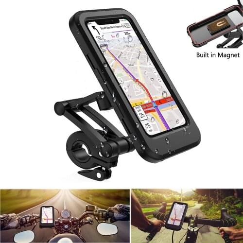 Waterproof Bike Frame Bag Mobile Cell Phone Holder Bicycle Handlebar Phone Bag GPS Case Pouch