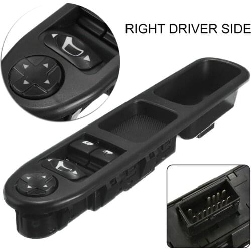 1pcs Right Driver Side Electric Window Control Switch Button 6554QC Fit For Peugeot 207 for Citroen C3 Picasso