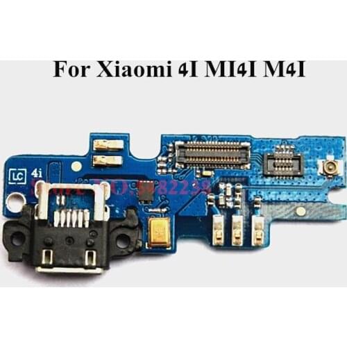 10Pcs/Lot Original USB Charging Dock Port Flex cable For Xiaomi 4I MI4I M4I Charger plug board with Microphone Replacement Parts