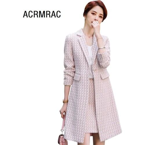 Женские костюмы с юбкой ACRMRAC China At AliExpress