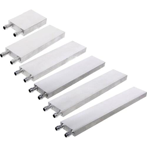 40x40x12mm Aluminum Liquid-Water Cooling Block For Computer CPU Radiator for PC And Laptop CPU Silver Heat Sink System