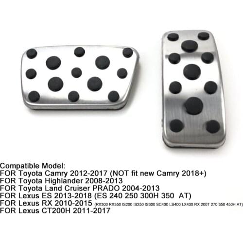 Car Fuel Brake Pedal For Lexus ES RX CT NX For Toyota Corolla RAV4 Auris Avensis Prius Facelift Highlander Camry PRADO Fortuner