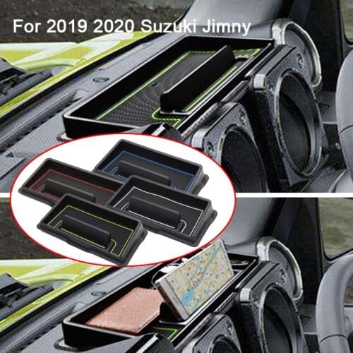 For 2019 2020 Suzuki Jimny Door storage Barrel & Dashboard storage box Car Non-slip Phone Stand Holder Console