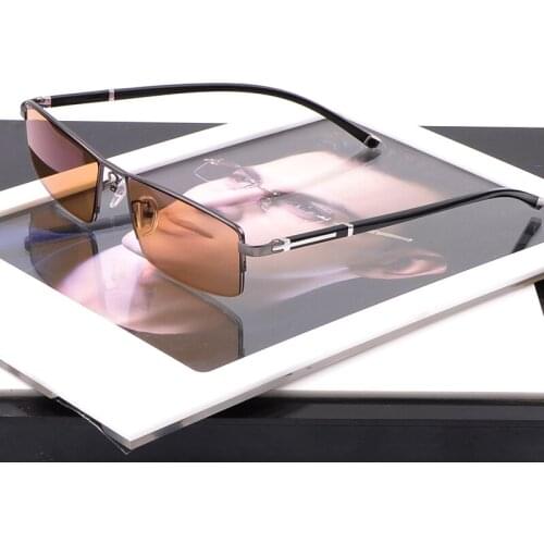 Vazrobe Photochromic Glasses Men (clear to Brown/grey) Chameleon Eyeglasses Discolor Sunglasses Man Driving Wide Face Quality