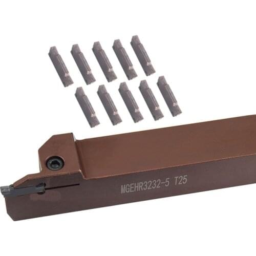MGEHR3232-3T20 MGEHR3232-5T25 MGEHL2525-2T15 holder grooving Spring steel material MGMN150-500 CNC Lathe Insert for Turning Tool
