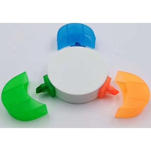 Highlighter Flower Shaped Highlighters 3 Colors Fluorescent Petal Markers Pen Japanese Stationery School Supplies