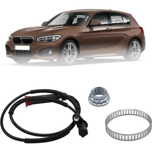 ABS Reluctor Ring & ABS Sensor Kit for BMW 1 Series (E81 E82 E87 E88) 2003-2014 Rear Car Accessories