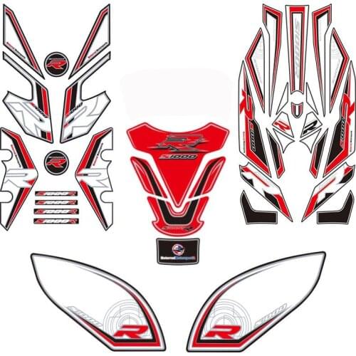 Hot sell Motorycle Reflective 3D Gel Front Rear Tank sticker Fairing Number Board Protector for BMW S1000R S1000 R 2014-2015