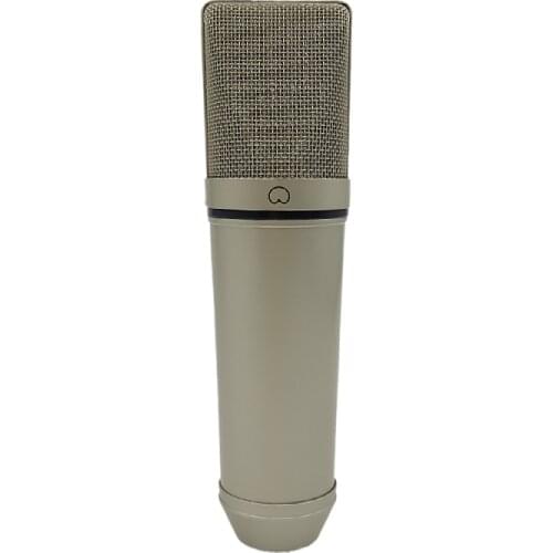 19CM Electroplating Painting Matte Silver Metal U87 Microphone Body Mic Case Shell DIY Condenser Microphone Accessories