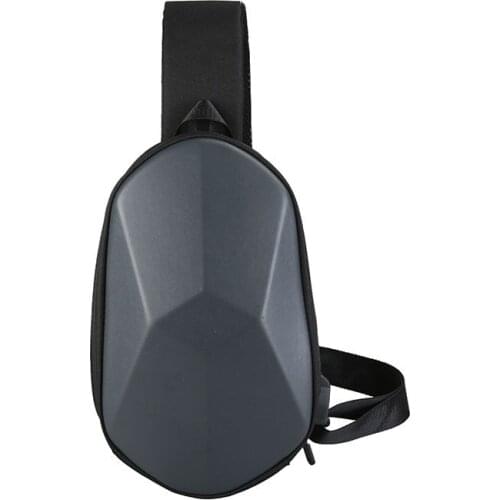 Fashion Chest Bag Men Universal Polyhedron Diagonal Hard Shell Waterproof Function Backpack Riding Couple Shoulder Bag