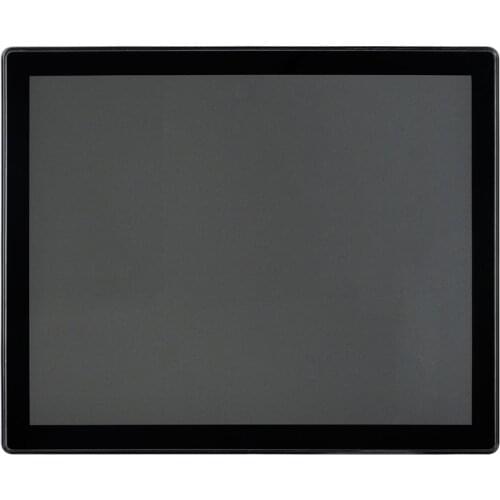 OB170PTM3 - 17 Inch PCAP Touch Monitor, 3mm Tempered Glass Cover, Capacitive Touch 10 Points, 250cd/m2, VGA/DVI/HDMI, USB Touch