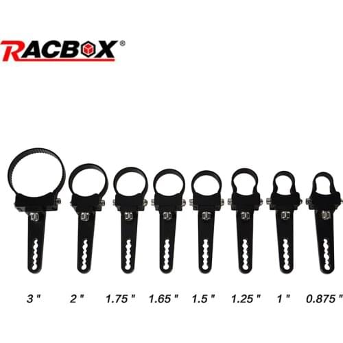 Pair 1'' 1.25'' 1.5'' 0.875'' 1.65'' 1.75'' 2'' 3'' Inch Tube Aluminum Bull Roll Bar Mounts Bracket for LED Light Bar Work Lamp