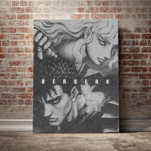 Berserk Guts Griffith anime Canvas poster Painting wall Art decor Living room Bedroom Study Home Decoration Prints