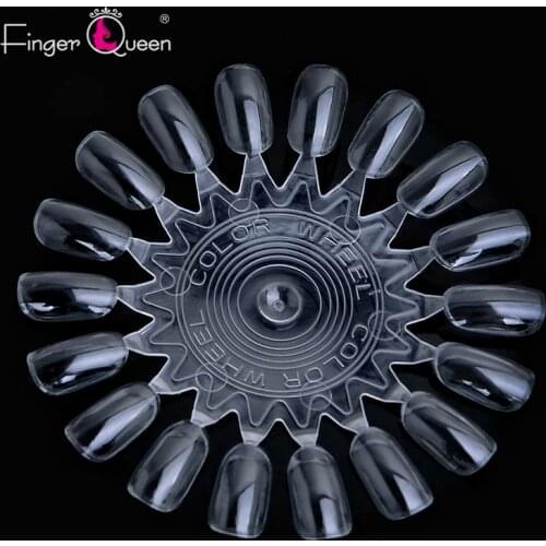 Fake Nail Tips Display Fake Nail Sticker Fake Color Card Disc Nail Gel Sample Color Card Nail Practice Tool