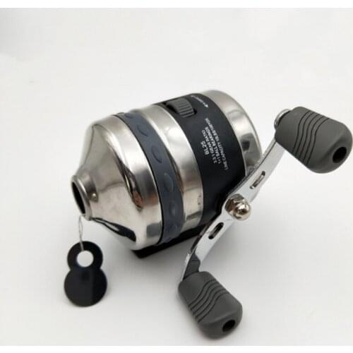 Slingshot shooting fishing reel darts stainless steel enclosed reel + fishing reel seat outdoor hunting fishing reel